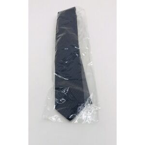 Bigotti Carvata‎ Jacko Navy Blue With White Dots Necktie, NEW
